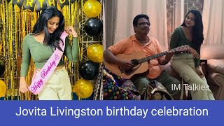 Jovita Livingston birthday celebration | IM Talkies | Livingston | Ambika | Aruvi | Tamil Cinema