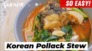 Spicy Korean Pollack Stew #korean Pollack Stew