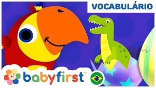 APRENDA NOVAS PALAVRAS COM OVOS SURPRESA | Desenhos Educativos | BabyFirst Brasil