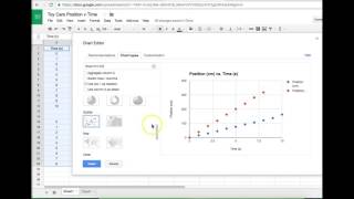 Plotting Two Data Sets in One Graph with Google Sheets