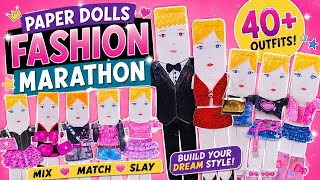 Let’s Dress Up Paper Dolls for Every Occasion👗💕| Ultimate Paper Doll Makeover😍40+ Cute Outfit Idea💡