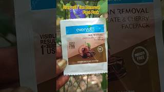 Visible results for 1 Use Everyuth Naturals Tan Removal Face Pack #shorts #skincare #15rs