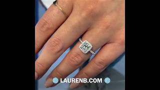 1.5 ct Cushion Cut Diamond Classic Halo