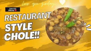 How to cook RESTAURANT Style Chole