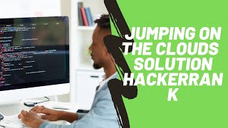 Jumping on the cloud hackerrank solution (Javascript )
