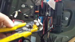 Vauxhall Vectra C trailer/towing bar wiring installation.