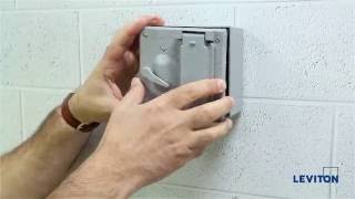 How to Install a Leviton 2-Gang Weatherproof Cover