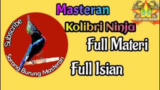 Masteran Kolibri Ninja Gacor Full Materi Full Isian