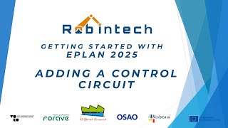 EPLAN 2025. Part 3: Adding the control circuit /// ROBINTECH /