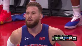 Blake Griffin Joins Fans In 