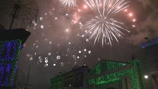 Star Wars Fireworks as seen from the Osborne Lights