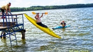 Rzeka Brda, Czernica i Biała. XXXIV Świętojański spływ kajakowy. Rzewnica 2013.