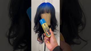 HOW TO DYE A SYNTHETIC WIG #VIRAL #TIKTOK