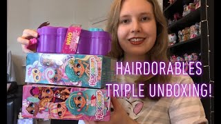 HAIRDORABLES Triple Unboxing - Series 2, 3 \u0026 Scented Series 4 - #17