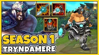 Season ONE Tryndamere Skin... in CLASSIC Summoners Rift!