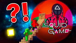 JJ and Mikey Found The LONGEST ROAD to SQUID GAME PLANET in Minecraft - Maizen!