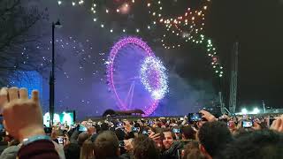 London New Years Eve Firework 2019 🤩🤩🤩💫