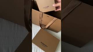 Unboxing Burberry Handbag  ✨ #shorts  ness