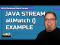 Java Stream allMatch () Example