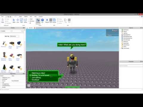 How to make a dialog on roblox 2018 How to make a dialog on roblox 2018