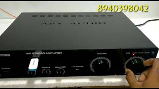 HiFi stereo amplifier Sathish audio system uthangarai call.8940398042