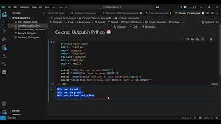 Add Stunning Colors to Your Python Console | Text Styling Made Easy 🎨💻