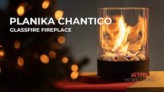 Planika Chantico Glassfire Ethanol Fireplace