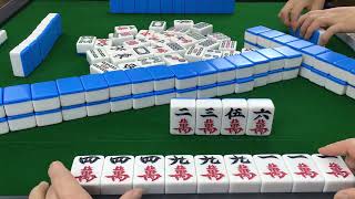 麻将：牌局遇到这种“打脑壳”的情况，真是不多见啊！