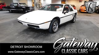 1984 Pontiac Fiero Gateway Classic Cars #2089 DET