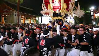 百舌鳥八幡宮ふとん太鼓　宮出（２０１７年　赤畑町）