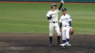 2016/10/9　高取国際vs橿原学院　５回裏　橿原学院(１－２)