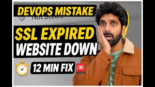 DevOps SSL Outage 🚨 Fix Expired Certificates in 12 Minutes
