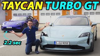 Can this new Porsche Taycan Turbo GT 🏁 overcome the Model S plaid?