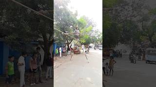 Roadside Circus 🥹😇🙃🤨 01 #AMAZING TALENT PERFECT #INDIA STREET MAGIC || sarkas video|| #short video