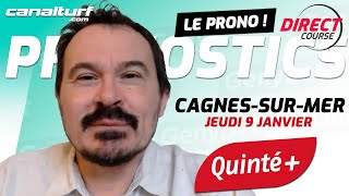 Pronostic Quinté et des courses PMU du Jeudi 9 janvier 2025 - En partenariat avec @GenybetTurf