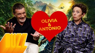 The Interview Where Antonio Banderas \u0026 Olivia Colman Became Sweethearts 😍