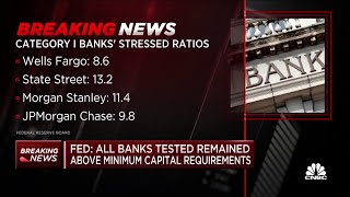 Bank stress test shows all are above minimum capital requirements: Fed