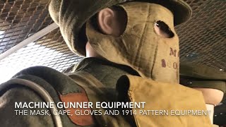 Specific personal equipment of the Great War Machine Gunner