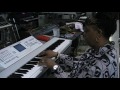 the incomparable linell andrews on the korg m3 at three waves music store in hawthorn new jersery