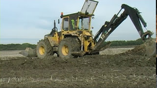 Farm drainage by VOLVO BM 6300 LOADER BACKHOE 2012