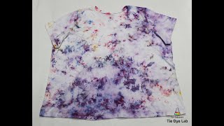 Ice Dyed Scrunch Tie Dye Shirt [Dyed in the Muck]