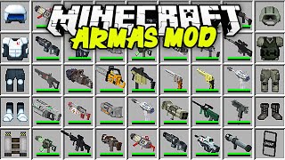MINECRAFT MODS | LAS ARMAS MAS REALISTAS Y DESTRUCTIVAS EN MINECRAFT | Mods Para Minecraft
