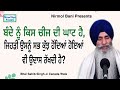 bande nu kis cheej di ghaat hai jehri osnu sab kuj hundiya v bhai sahib singh ji canada wale