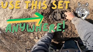 Flat Set Location Every Trapper needs to Set #trapping #coyote #bobcat #fox #flatset