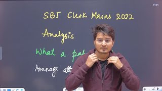 SBI Clerk Mains 2022 Analysis in 4 Min | Vijay Mishra