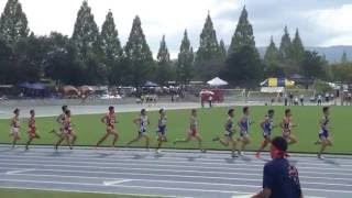 第55回 広島県高等学校新人陸上競技大会　男子1500ｍ決勝