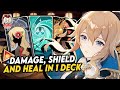 Damage, Shield and Heal in One Deck | Genshin TCG