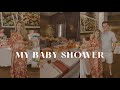 MY BABY SHOWER | spend the day with me getting ready, opening gifts & more