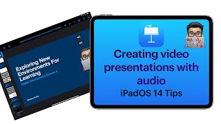 Keynote Tips:  Creating a video presentation with audio.