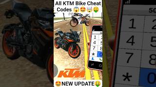 आ गया All KTM Bike Cheat Codes 🤩||in Indian bike driving 3D |#shorts #ktm code